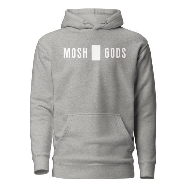 MOSH GODS - UNISEX HOODIE - WHITE LOGO - Image 37