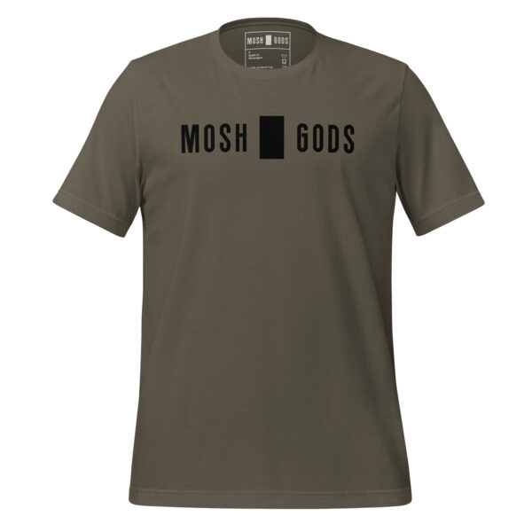 MOSH GODS - UNISEX T-SHIRT - BLACK LOGO - Image 5