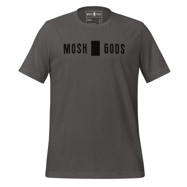 MOSH GODS - UNISEX T-SHIRT - BLACK LOGO - Image 3