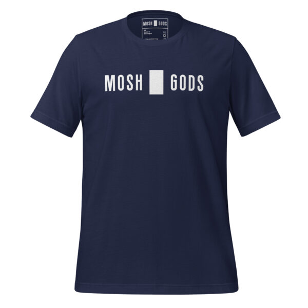 MOSH GODS - UNISEX T-SHIRT - WHITE LOGO - Image 5