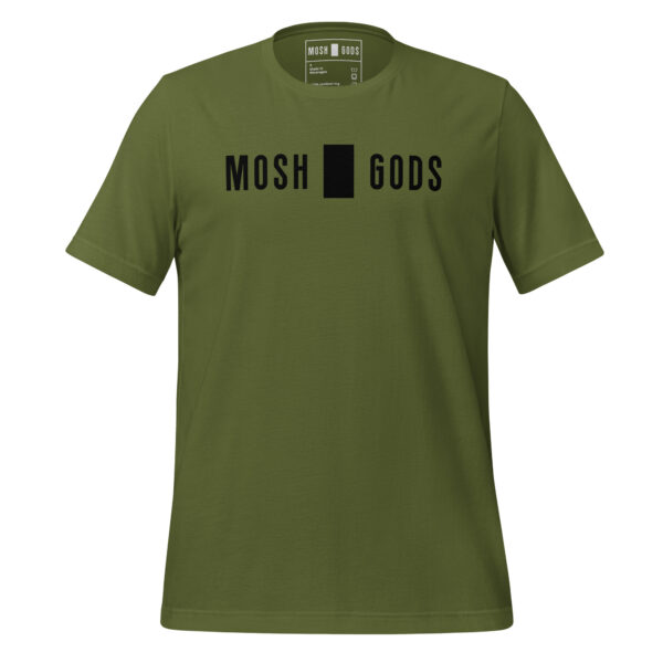 MOSH GODS - UNISEX T-SHIRT - BLACK LOGO - Image 7